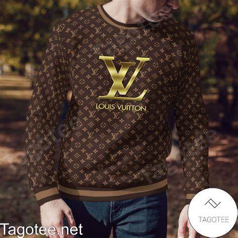 louis vuitton logo sweater|Louis Vuitton long sleeve sweaters.